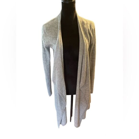 Barefoot Dreams | CozyChic Lite Island Wrap | Heather Pewter/ Silver | S/M - Picture 5 of 8